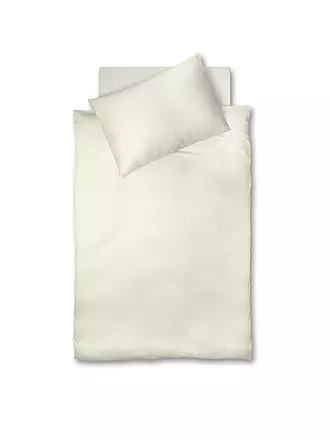 FLEURESSE | Satin Bettwäsche Royal 2 x 70x90cm / 200x200cm Creme | 